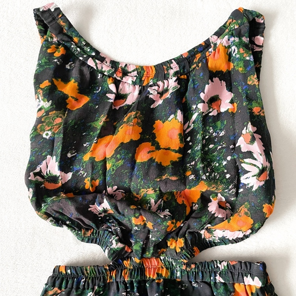 Wilfred Floral Cut-out Halter Maxi Dress - Picture 13 of 13